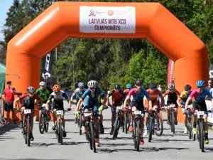 Siguldā aizvadīts Latvijas čempionāts MTB Olimpiskajā krosā