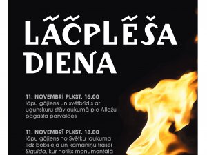 Lāčplēša dienā aicina doties vienotā lāpu gājienā