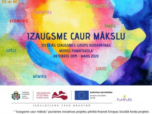 Mores pamatskolā īsteno projektu “Izaugsme caur mākslu”
