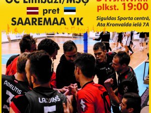Siguldas Sporta centrā notiks Baltijas līga volejbolā