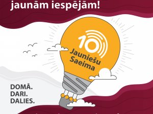 Aicina kļūt par Jauniešu Saeimas dalībnieku