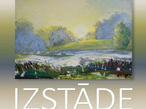 “Baltajā flīģelī” apskatāma Aijas Princes gleznu izstāde “Vienkārši prieks”