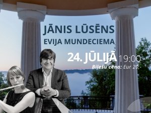 Ciklu “Ainavas melodijas” turpinās Jānis Lūsēns un Evija Mundeciema