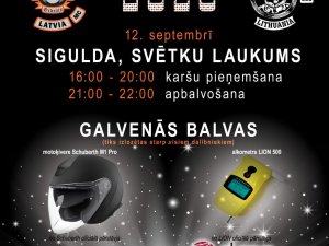 Siguldā notiks Vēja brāļu ordeņa motociklu brauciens