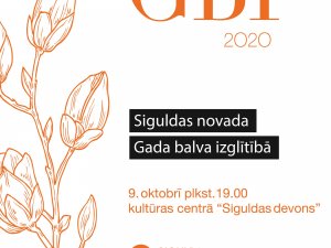 Atzīmējot Skolotāju dienu, pasniegs “Siguldas novada Gada balvas izglītībā”