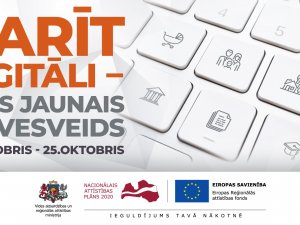 Aicina piedalīties akcijā “Darīt digitāli – Tavs jaunais dzīvesveids!”