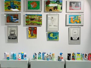 Novada bibliotēkā varēs apskatīt “Baltā flīģeļa” audzēkņu darbu izstādi