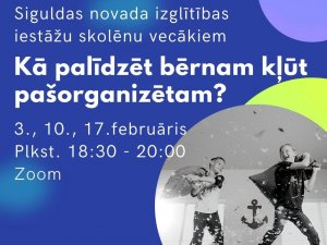 “Lielo ģimnāzija” aicina piedalīties vebināru ciklā vecākiem