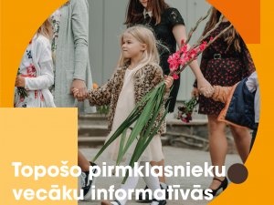 Topošo pirmklasnieku vecāku informatīvās dienas šogad notiks tiešsaistē