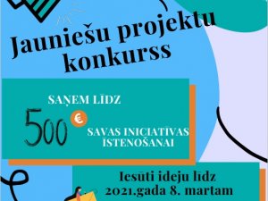 Līdz 8. martam jaunieši aicināti piedalīties projektu konkursā