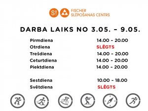 Valsts svētku laikā būs izmaiņas Fischer Slēpošanas centra darba laikā