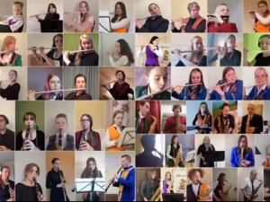 Siguldas Absolventu orķestris piedalās Latvijas Virtuālā pūtēju orķestra skaņdarbā