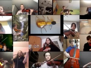 Mākslu skola “Baltais flīģelis” vienotā video sūta sveicienus Māmiņdienā