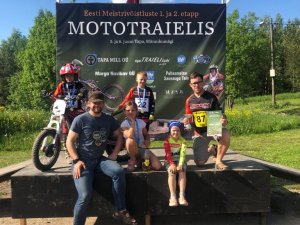 Siguldas novada triālistiem panākumi sacensībās Igaunijā