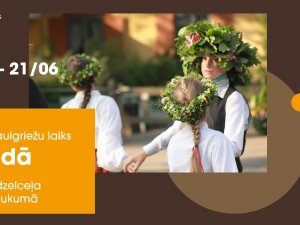 Vasaras saulgriežos aicina mācīties dziesmas, siet sieru un pīt vainagus