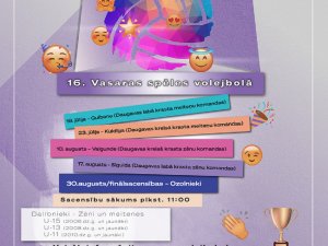 Fischer slēpošanas centrā notiks 16. Vasaras spēļu posms volejbolā