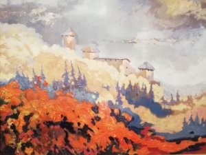 Krimuldas Tautas namā apskatāma studijas “Dzeltenā Dzeņa Ordenis” izstāde