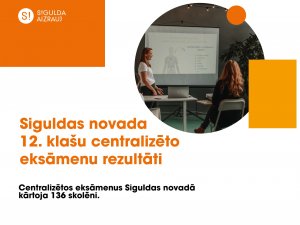 Valsts centralizētos eksāmenus nokārtojuši visi Siguldas novada 12. klašu skolēni