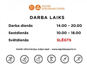 Ar septembri mainās darba laiks Fischer slēpošanas centrā