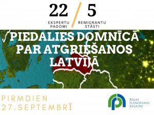 27. septembrī notiks domnīca par remigrāciju 