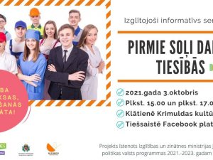 Jaunieši aicināti piedalīties seminārā “Pirmie soļi darba tiesībās”