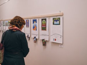 Atklāta Mākslu skolas “Baltais flīģelis” pedagogu darbu izstāde