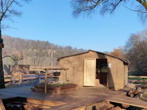 Siguldā tapis autentisks Gaujas astes plosts un Gaujas plostnieku stāsts