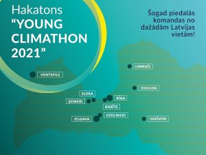 Siguldas 1. pamatskolas audzēkņi piedalās skolēnu hakatonā “Young Climathon”