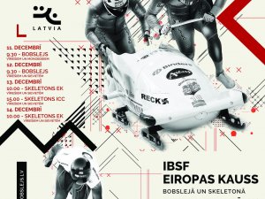 Siguldā notiks Starpkontinentālais un Eiropas kauss bobslejā un skeletonā 