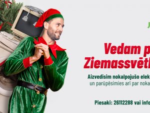 Janvārī aicina nodot pārstrādei svētku eglītes un veco elektroniku