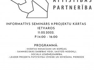 “Lauku Attīstības Partnerība” organizē semināru par projektu iesniegšanu