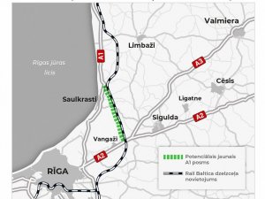 Paziņojums par sabiedrisko apspriešanu autoceļa būvniecībai maršruta E67 posmā