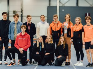 Siguldiešiem medaļas Latvijas U-18 un U-20 čempionātā vieglatlētikā telpās