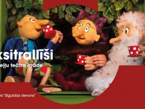 2. aprīlī mazie novadnieki varēs apmeklēt leļļu izrādi “Naksitrallīši”