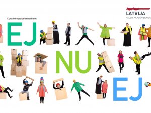 Maijā “Baltajā flīģelī” notiks kora kameroperas koncerts bērniem “Ej nu ej”