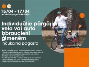 Iepazīstot Inčukalna pagastu, notiks pārgājieni, velo vai auto izbraucieni