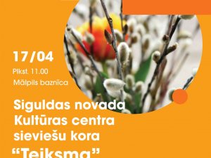 Koris “Teiksma” aicina uz koncertu Mālpils luterāņu baznīcā