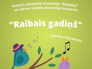 Aicina uz bērnu vokālā un senioru vokālā ansambļa “Rezēdas” koncertu Mālpilī