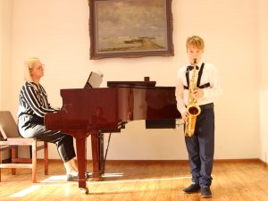 Krimuldas jaunietis pūšaminstrumentu spēles konkursā iegūst 1. vietu