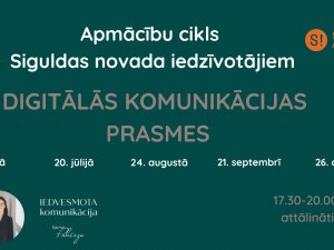 Sāksies bezmaksas digitālās komunikācijas apmācību cikls