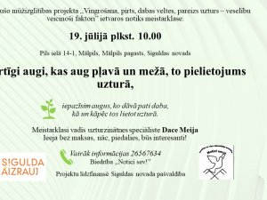 Mālpilī norisināsies vērtīgo dabas augu meistarklase