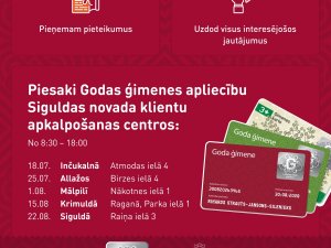Iespēja pieteikties Goda ģimenes apliecībai