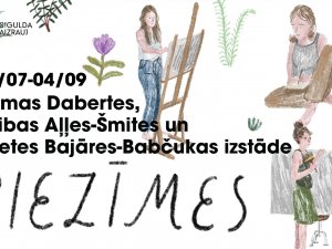 Atklās izstādi “Piezīmes” Siguldas Jaunās pils salonā