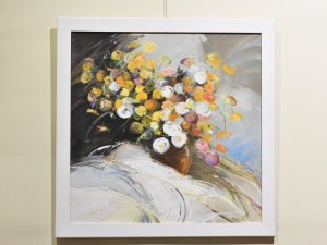 Inčukalna Tautas namā aplūkojami mākslinieka Paula Putniņa radītie darbi