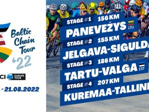 19. augustā “Baltic Chain tour” velobrauciena posms finišēs Siguldā