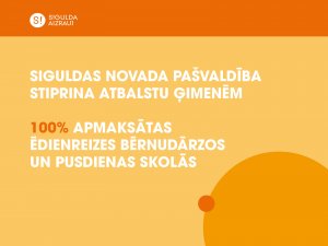 Pašvaldība stiprina atbalstu ģimenēm – apmaksās ēdināšanu bērnudārzos, pusdienas skolēniem līdz 9. klasei