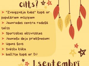 Jaunieši aicināti uz mācību gada atklāšanas pasākumu “Kur ir mana cilts?”