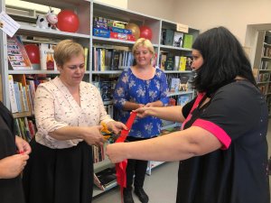 Pēc remontdarbiem savas durvis vaļā ver Krimuldas bibliotēka 