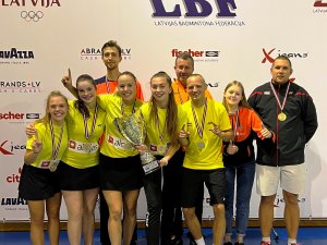 Ar novadnieku  triumfu noslēdzies čempionāts badmintonā