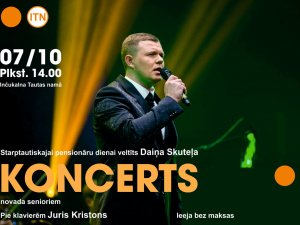 Skanēs Daiņa Skuteļa koncerts novada senioriem